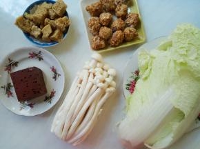 备料。