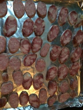 然后码进烤箱里