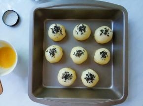 全部做好，放入烤盘。