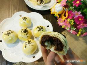 外皮酥酥的掉渣，内馅枣泥清新香甜。