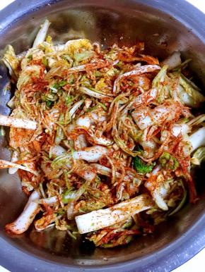 戴上一次性手套，充分搅拌均匀！