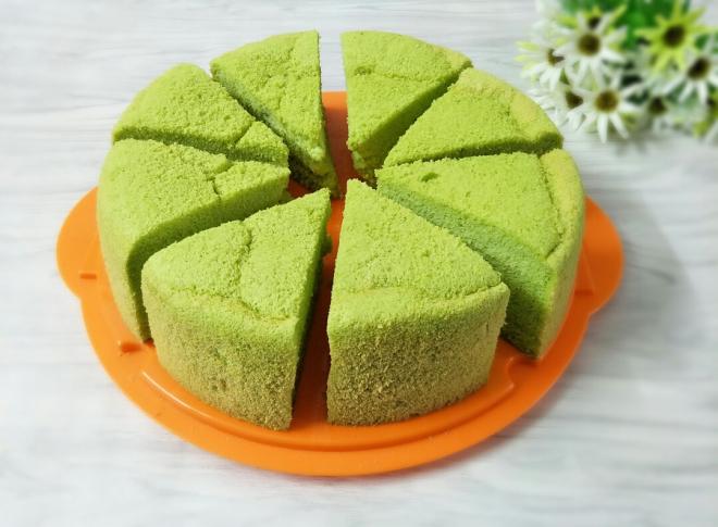 菠菜戚风蛋糕