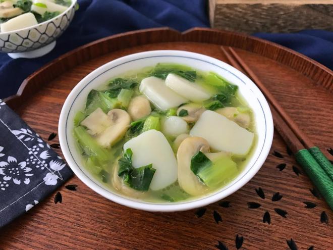 绣花锦蘑菇汤年糕