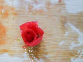 卷成这样的花