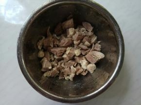 晾凉后再冲凉水。
