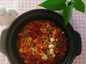 出锅后撒上一点葱花