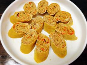 我切的是菱形，摆盘好摆，也美观