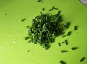 葱切碎