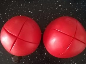 番茄底部打上十字刀