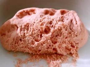 这是醒发好的面团