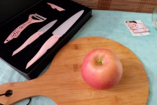 选一个红红的大苹果；