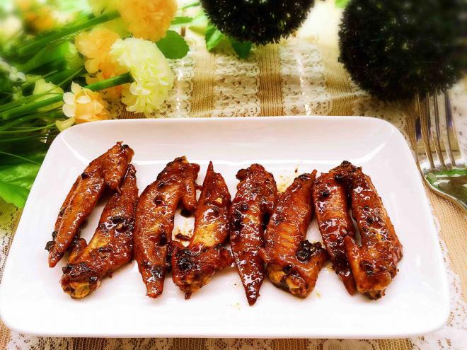 豉汁煎焗鸡翅尖