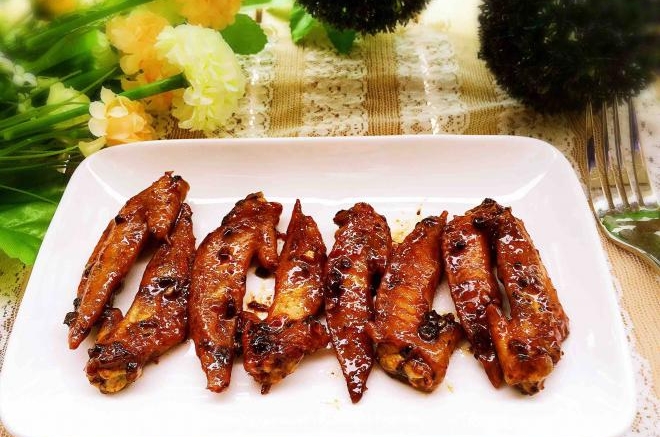 豉汁煎焗鸡翅尖
