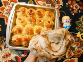 内部组织柔软，花生酱香味四溢。