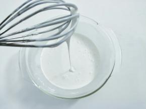 搅拌至无颗粒状