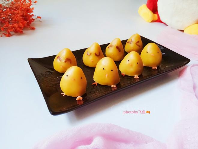 萌萌鸡仔小窝头