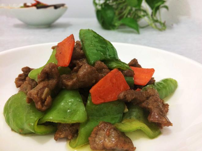 青椒炒牛肉