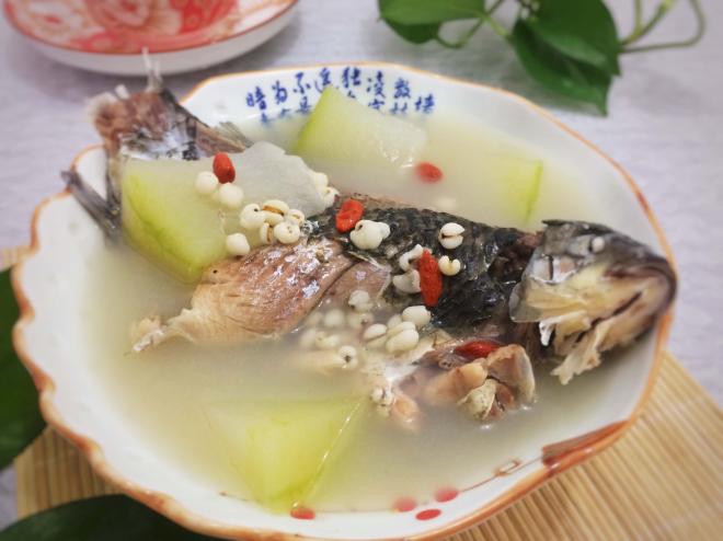 冬瓜薏仁鲫鱼汤