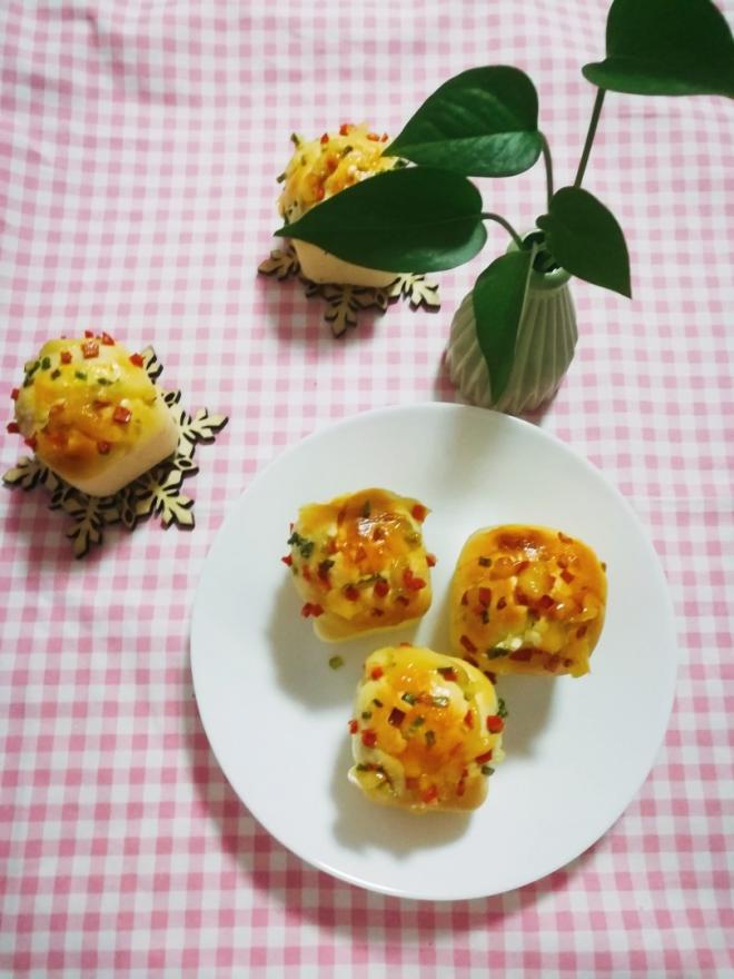 葱香火腿小面包