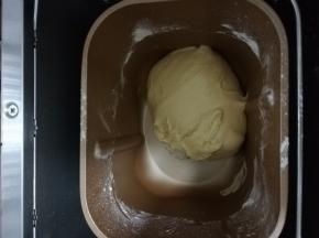 加入黄油，再次启动和面程序。