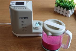 搅拌好后关闭电源，取出搅拌杯；