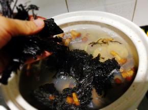 然后加入紫菜