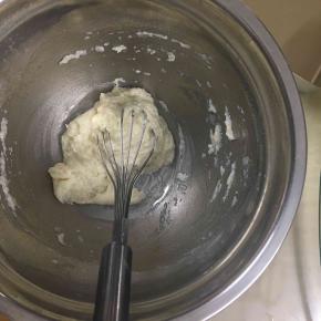 搅拌至没有干粉