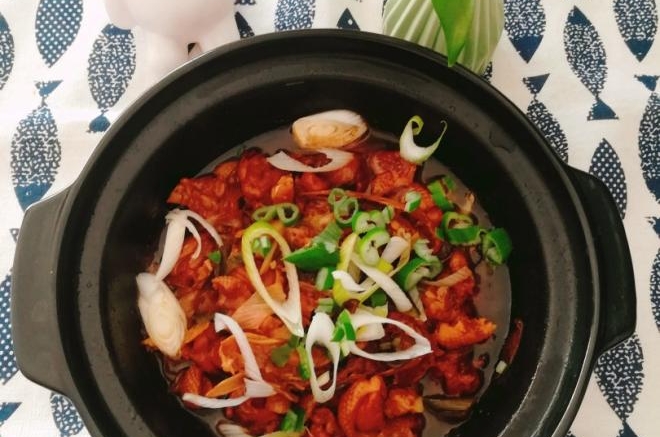 葱烧鸭