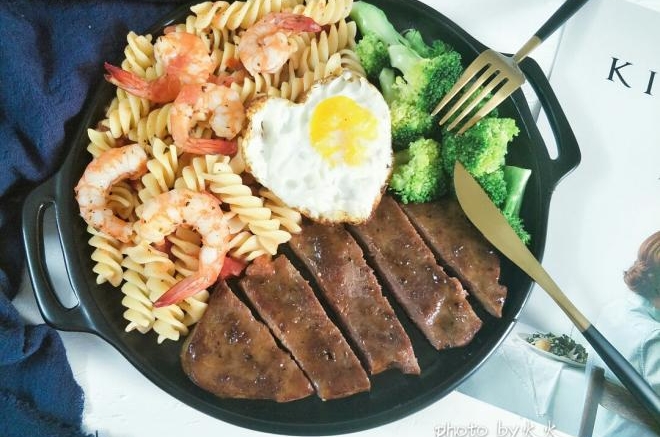 家庭版黑椒牛排
