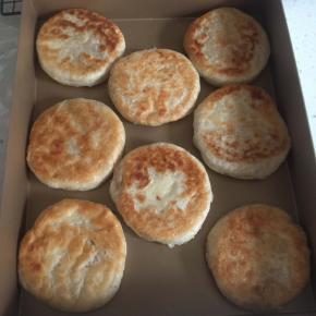 全部烙完以后，入烤箱，200度烘烤15分钟