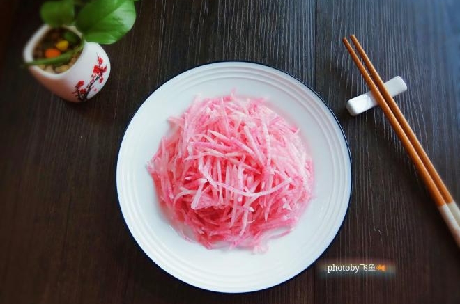 糖醋心里美萝卜