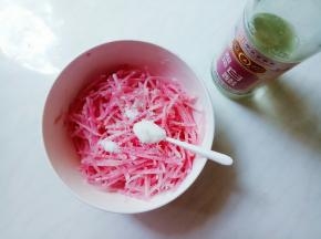 加白糖，白醋。