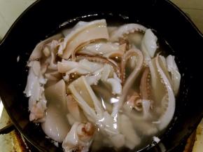 鱿鱼焯水