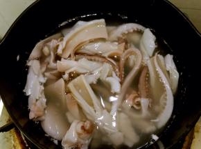 鱿鱼焯水