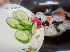 加入黄瓜片