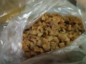 剩下的油渣可以用来炒菜吃