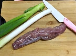 准备好食材。
