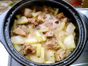 至冬瓜熟关火。