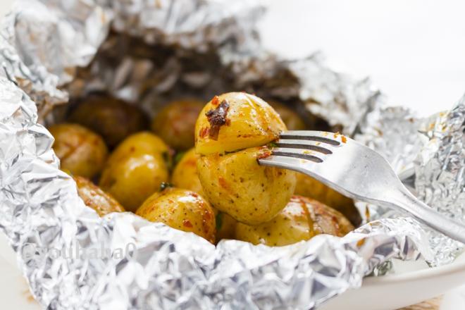 香菇酱烤小土豆