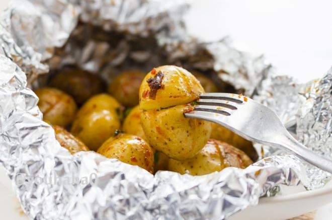 香菇酱烤小土豆