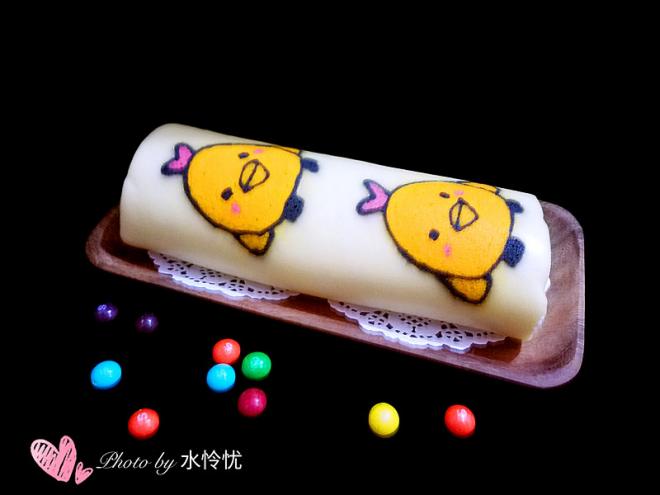 小鸡快跑（彩绘蛋糕卷）