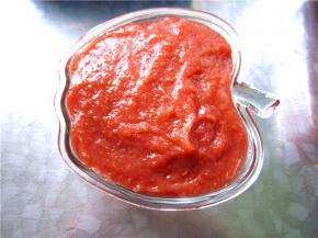 麦芽糖制作的红果酱，甜度不是很高，味道很不错哟。