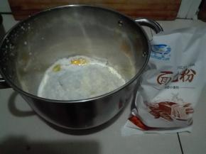 除黄油，盐外所有材料混合