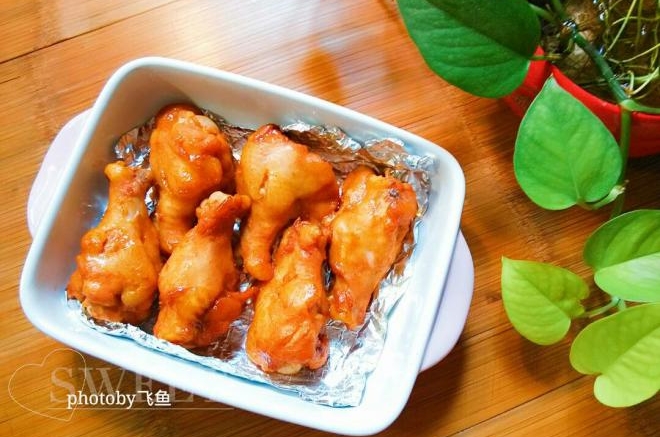 蜜汁烤鸡翅根