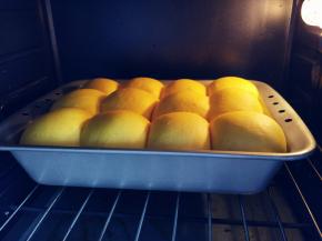 大约1小时后，发酵到1.5倍大小