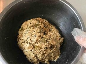 这是没有加面粉搅拌均匀后的图片