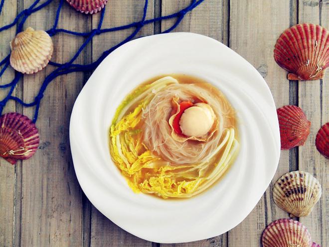 扇贝粉丝蒸娃娃菜