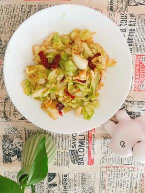 一盘下饭菜好了。