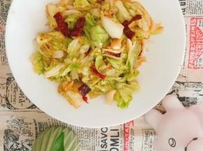 一盘下饭菜好了。