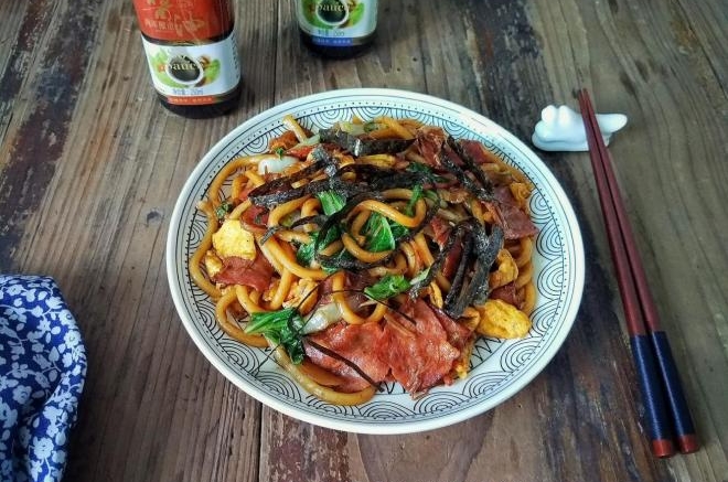 炒乌冬面